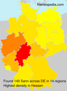 Surname Sann in Germany Surname Sann in Germany