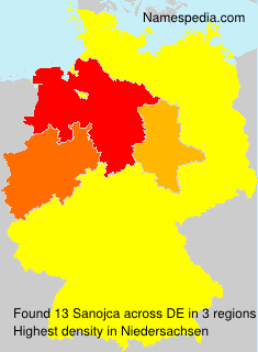Surname Sanojca in Germany Surname Sanojca in Germany