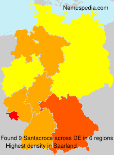 Surname Santacroce in Germany Surname Santacroce in Germany