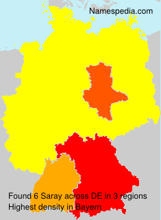 Surname Saray in Germany Surname Saray in Germany