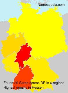 Surname Sardo in Germany Surname Sardo in Germany