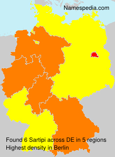 Surname Sartipi in Germany Surname Sartipi in Germany