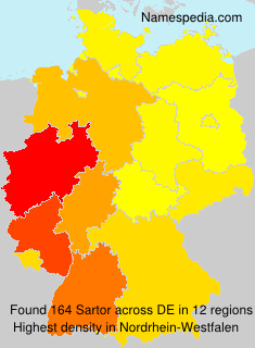 Surname Sartor in Germany Surname Sartor in Germany