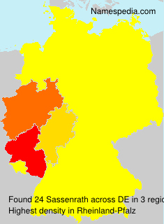 Surname Sassenrath in Germany Surname Sassenrath in Germany