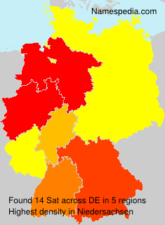 Surname Sat in Germany Surname Sat in Germany