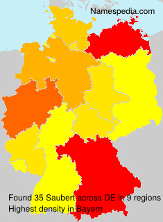 Surname Saubert in Germany Surname Saubert in Germany