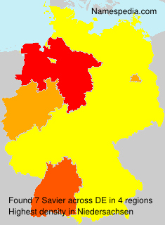 Surname Savier in Germany Surname Savier in Germany