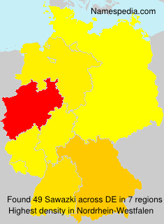 Surname Sawazki in Germany Surname Sawazki in Germany