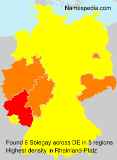Surname Sbiegay in Germany