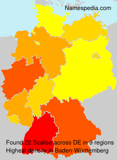 Surname Scalise in Germany Surname Scalise in Germany