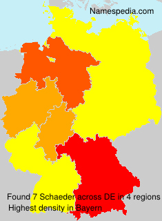 Surname Schaeder in Germany Surname Schaeder in Germany