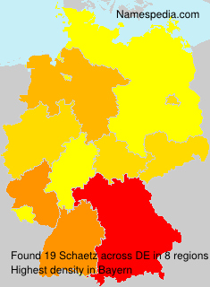 Surname Schaetz in Germany Surname Schaetz in Germany