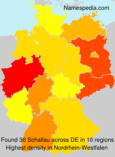 Surname Schallau in Germany Surname Schallau in Germany