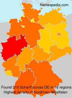 Surname Scharff in Germany Surname Scharff in Germany