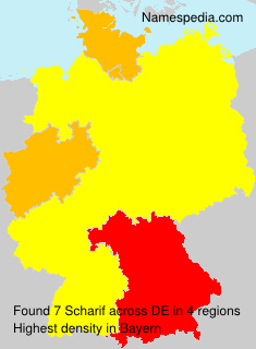 Surname Scharif in Germany Surname Scharif in Germany