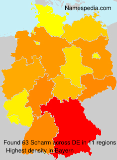 Surname Scharm in Germany Surname Scharm in Germany