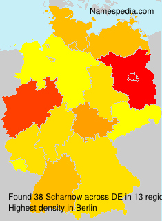 Surname Scharnow in Germany Surname Scharnow in Germany