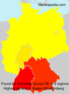 Surname Schauber in Germany Surname Schauber in Germany