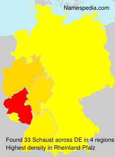 Surname Schaust in Germany Surname Schaust in Germany