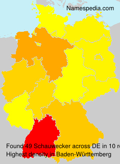 Surname Schauwecker in Germany Surname Schauwecker in Germany