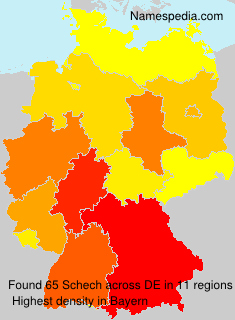 Surname Schech in Germany Surname Schech in Germany