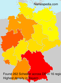 Surname Schedler in Germany Surname Schedler in Germany