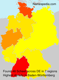 Surname Scheef in Germany Surname Scheef in Germany