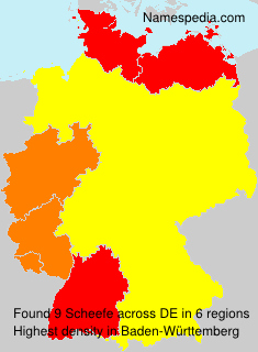 Surname Scheefe in Germany Surname Scheefe in Germany