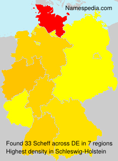Surname Scheff in Germany Surname Scheff in Germany