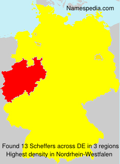 Surname Scheffers in Germany Surname Scheffers in Germany