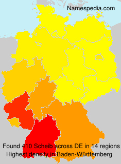 Surname Scheib in Germany Surname Scheib in Germany