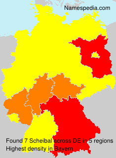 Surname Scheibal in Germany Surname Scheibal in Germany