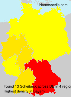 Surname Scheibeck in Germany Surname Scheibeck in Germany