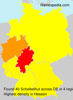 Surname Scheibelhut in Germany Surname Scheibelhut in Germany