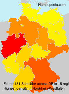 Surname Scheibler in Germany Surname Scheibler in Germany