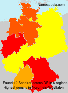 Surname Scheirer in Germany Surname Scheirer in Germany