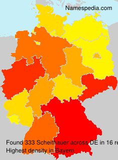 Surname Scheithauer in Germany Surname Scheithauer in Germany