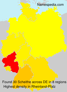 Surname Scheithe in Germany Surname Scheithe in Germany
