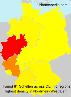 Surname Schellen in Germany Surname Schellen in Germany