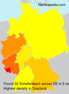 Surname Schellenbach in Germany Surname Schellenbach in Germany