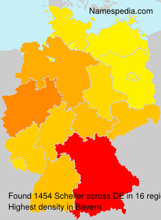 Surname Scheller in Germany Surname Scheller in Germany