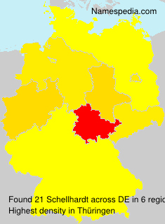 Surname Schellhardt in Germany Surname Schellhardt in Germany