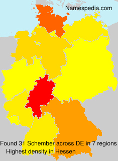 Surname Schember in Germany Surname Schember in Germany