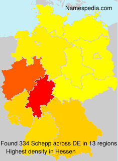 Surname Schepp in Germany Surname Schepp in Germany