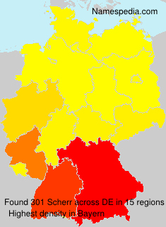 Surname Scherr in Germany Surname Scherr in Germany