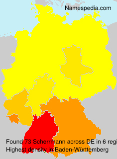 Surname Scherrmann in Germany Surname Scherrmann in Germany