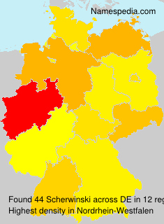 Surname Scherwinski in Germany Surname Scherwinski in Germany