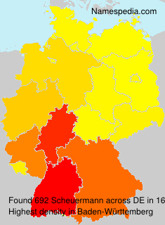Surname Scheuermann in Germany Surname Scheuermann in Germany