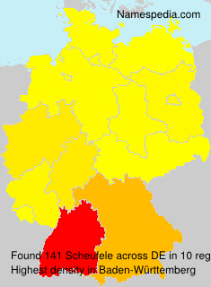 Surname Scheufele in Germany Surname Scheufele in Germany