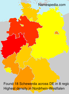 Surname Schewerda in Germany Surname Schewerda in Germany